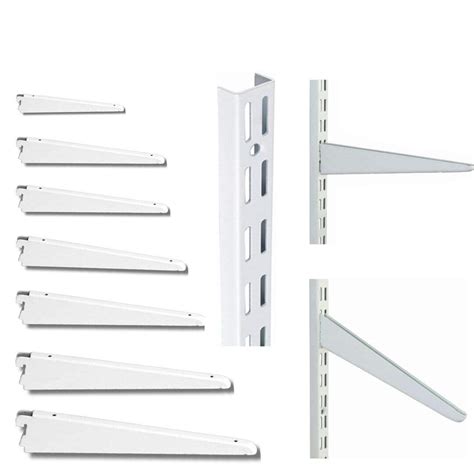 traditional slotted shelf bracket shelves